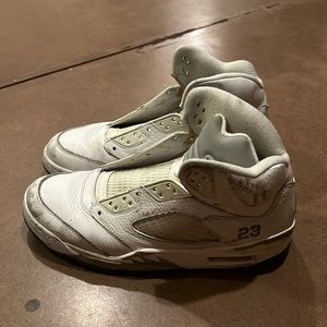 Jordan 5 Metallic White (2015)